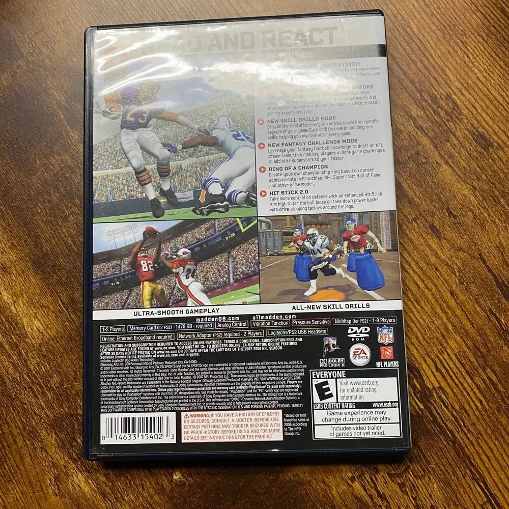 Madden NFL 08 (Sony PlayStation 2, 2007)